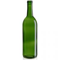 Wine Bottles Bordeaux : 750 mL, Cork, Green | Winemaking Supplies