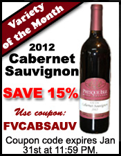 Cabernet Sauvignon Wine Variety of the Month: Save on Winemaking Concentrates and Wine