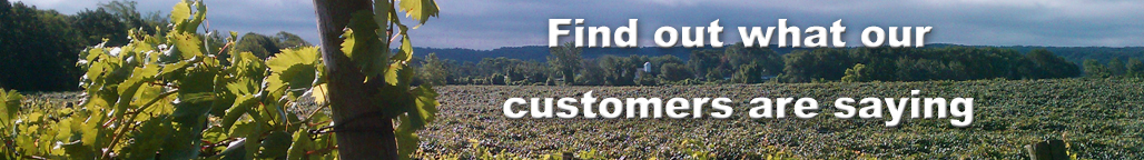 What our wine making supply customers are saying about our customer service